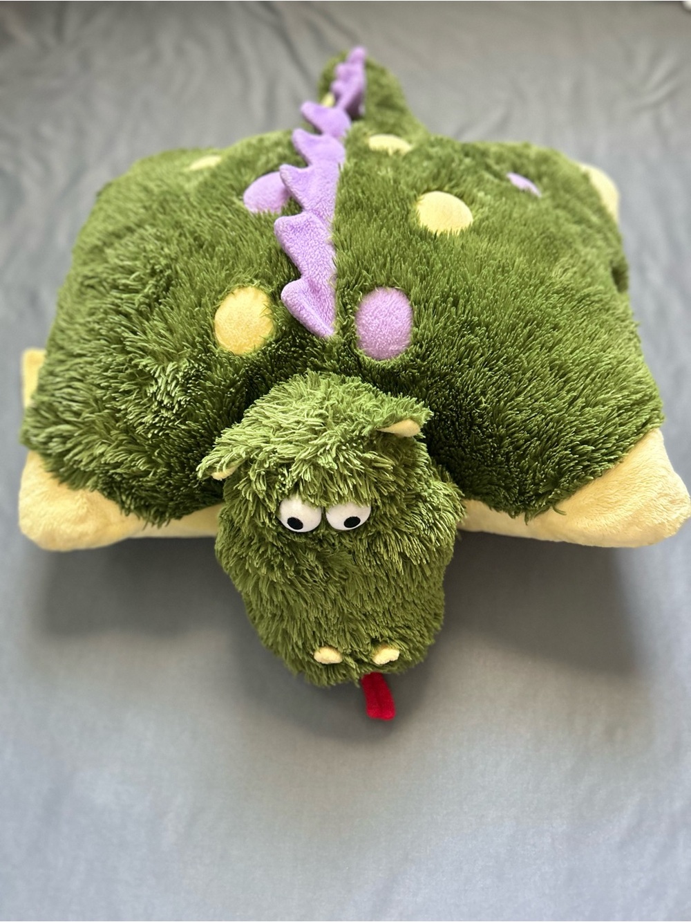 Pillow Pets Green Dizzy Dragon Large Authentic Plush Stuffed Animal Pet My 2009